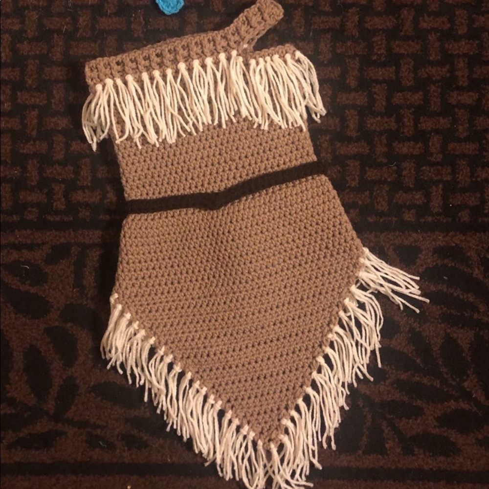 Crotchet Pocahontas Outfit\Costume/Dress up 12-18